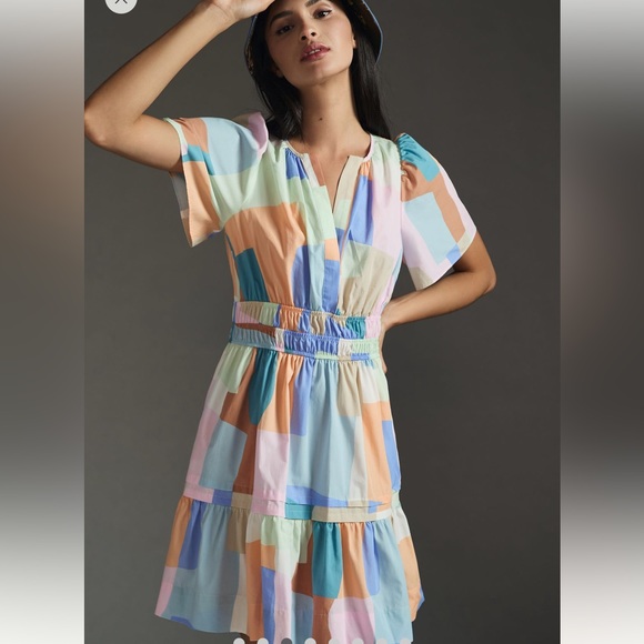 Anthropologie Dresses & Skirts - Anthropologie Somerset Mini Dress NWT MP 8P pastel